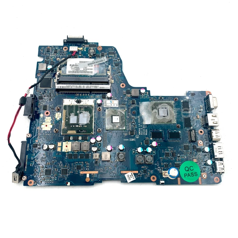 

ZUIDID Laptop Motherboard For Toshiba Satellite A660 A665 NWQAA LA-6062P K000104400 Mainboard HM55 DDR3 GT330M 2D screen ONLY