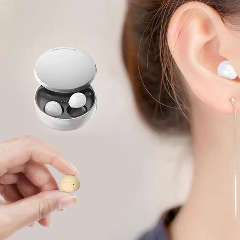 Фото Беспроводные наушники TWS, мини Bluetooth наушники, беспроводные наушники с встроенным Bluetooth, Спортивная гарнитура с шумоподавлением, время просл... №1