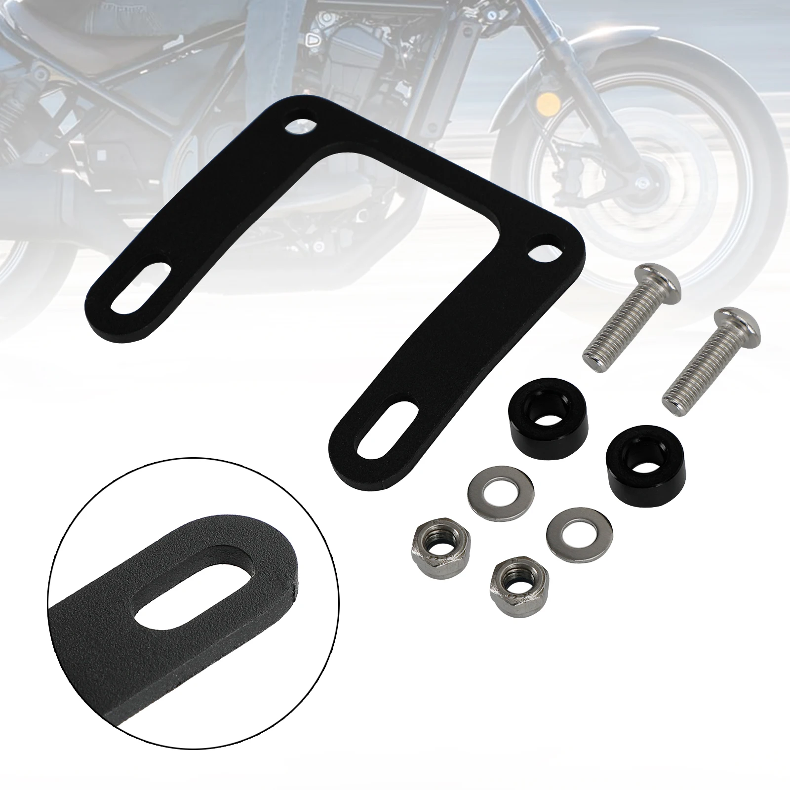 

Боковой кронштейн Topteng для крепления спидометра, черный для Honda Rebel 1100 2021-2023, аксессуары для мотоциклов