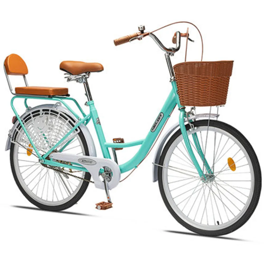 

20/24/26 Inches Single Speed Commuter Retro Bike Bicycle with Double Brake