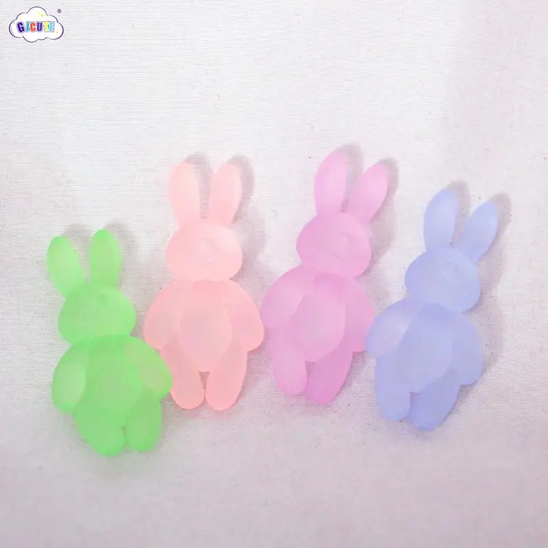 

Cute 4Pcs Dollhouse Miniature Furniture Simulation Cartoon Rabbit Pillow Model DIY Accessories Toy Decorate Random Color