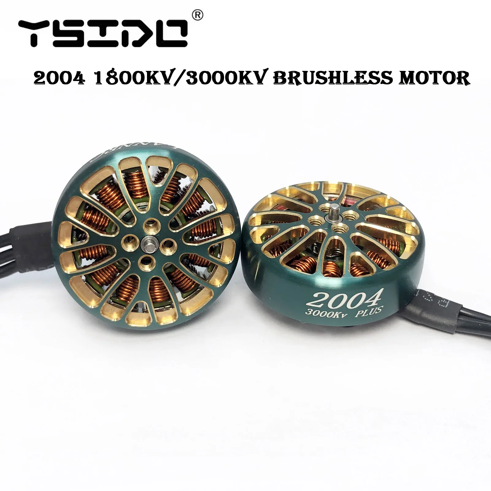 

YSIDO 2004 PLUS 1,5 кв 3,5 кв бесщеточный двигатель 3 ~ 6S Lipo мм вал Подходит для радиоуправляемых FPV-5 дюймовых пересекающих дронов