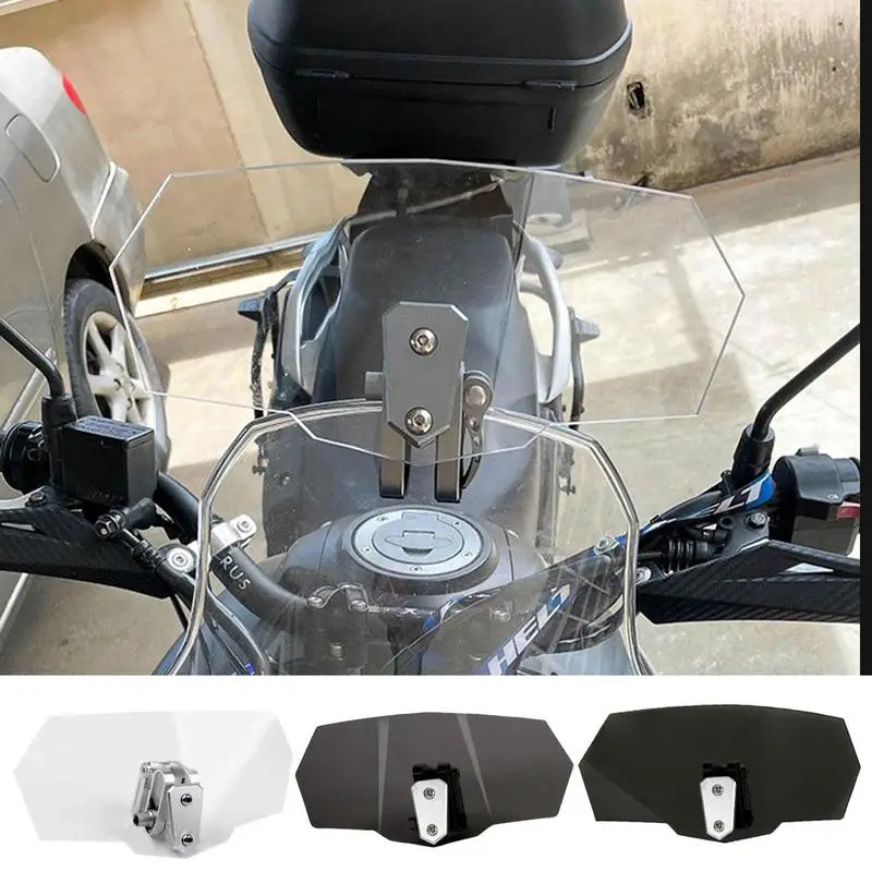 

Motorcycle Windshield Motorcycle Universal Modified Heightened Small Windshield Adjustable Deflector Screens For Motor Bikes