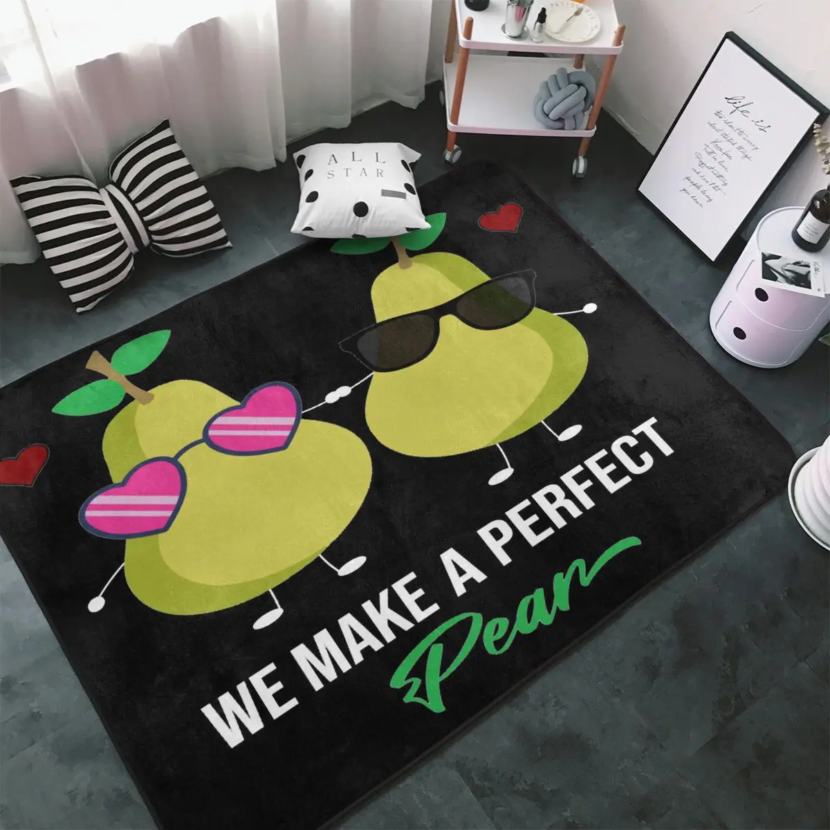 

We Make A Perfect Pear Carpet, Polyester Floor Mats Popular Durable Carpets Mats Mats Customizable