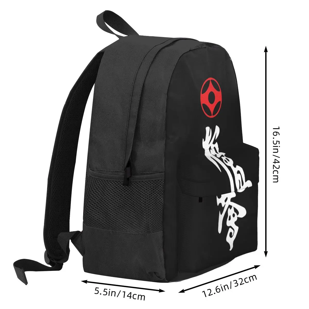 Фото Рюкзак для студентов Kyokushin Kaikan Karate Symbol Kyokushinkai Dojo, школьная сумка, модный рюкзак для мужчин и женщин, сумка через плечо №3