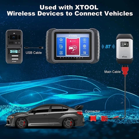 XTOOL KC501 Профессиональный программатор автомобильных ключей и чипов для Benz Инфракрасный ключ ECU Reader EEPROM Чип чтения работает с X100PAD3 MAX