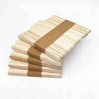 50pcs ice cream sticks natural wooden popsicle sticks 9 2cm length wood craft ice cream sticks diy kitchen accessories