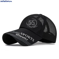 new letter adjustable snapback sport baseball cap hat men unisex mesh visor flat hat outdoor sun hat adjustable hats caps men