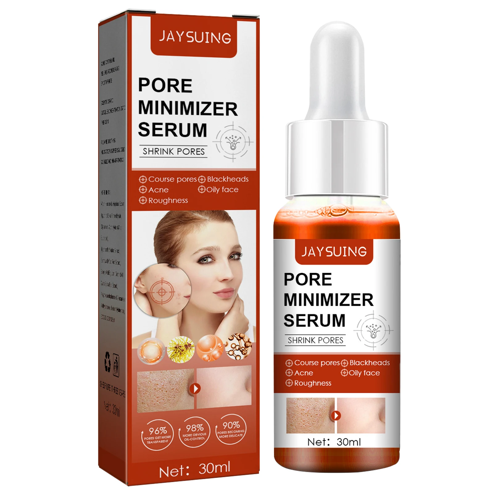 

30ml Salicylic Acids Solution Pore Refining Oily Skin Toner Nourishing Skin Essence Exfoliates The Skin Reduces Blackheads And