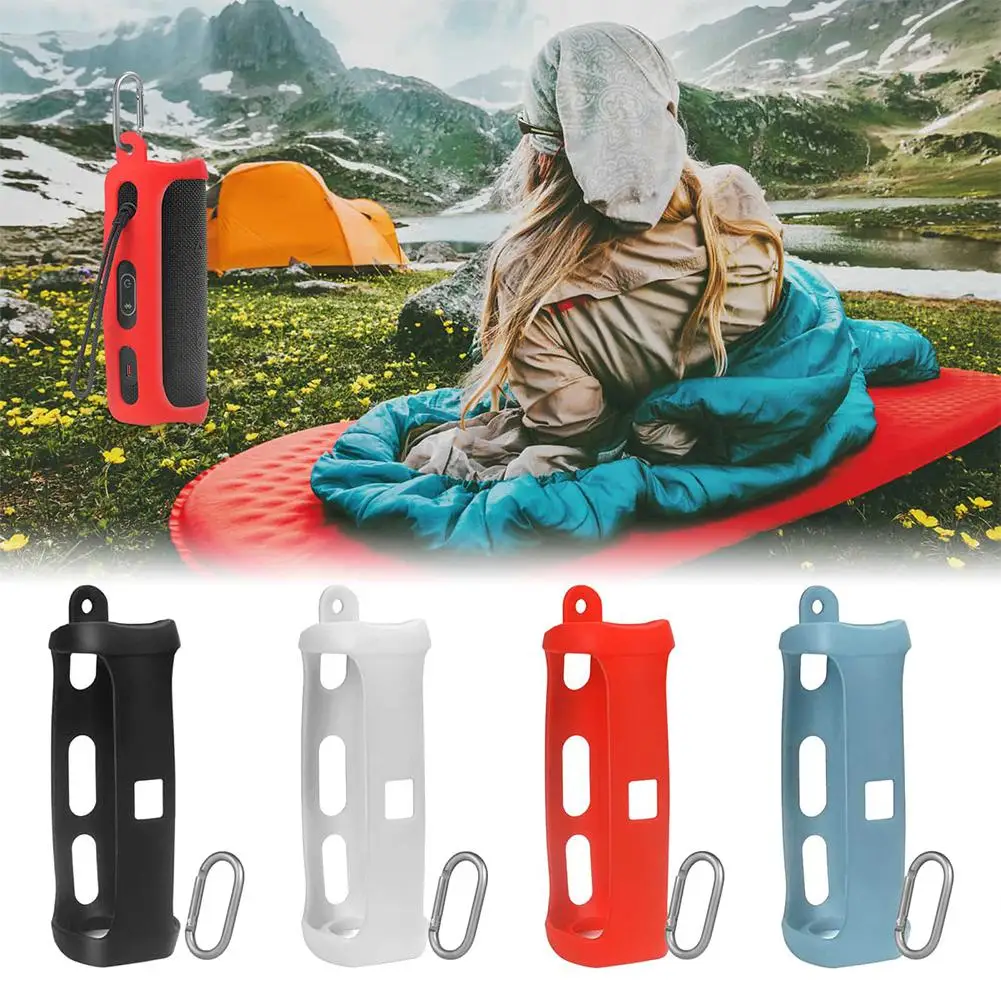 

Portable Bluetooth-compatible Speaker Silicone Sleeve Ultra-thin Shockproof Cover Compatible For Jbl Filp 6 Speaker