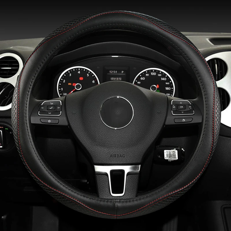 

Штатив из натуральной кожи диаметром 38 см для VW Sharan Passat Caddy Touran Tiguan Golf Polo Teramont Atlas T-Roc T-cross