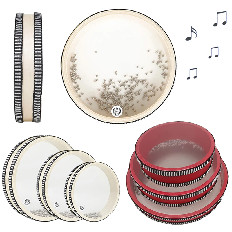 Игрушка Монтессори музыкальный инструмент колокольчик барабанная установка для