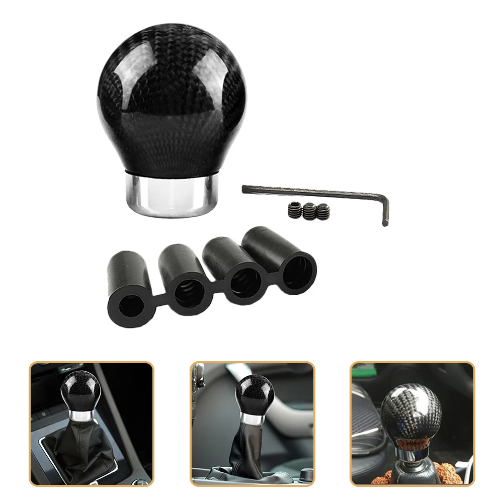 

1 Set Manual Gear Knob Gear Knob Gear Shifting Carbon Fiber Knob Car Gear Shifts Knob Car Gear Shifting Knob