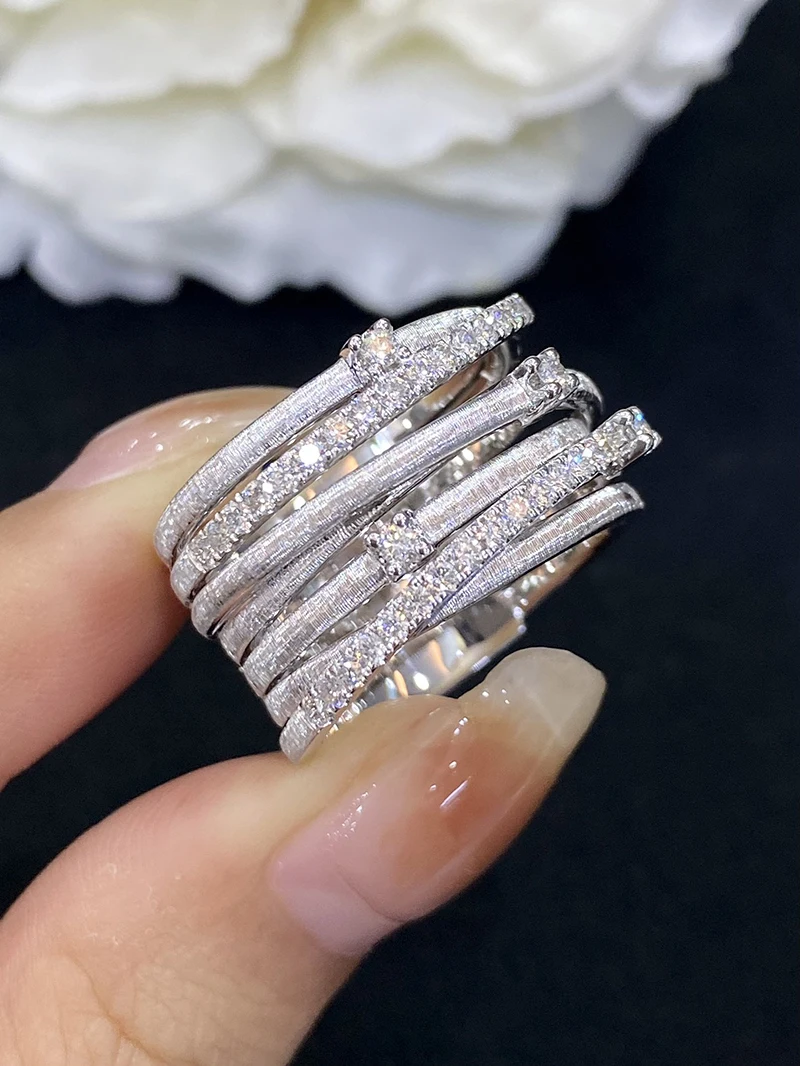 Рисунок 2 - Кольца LUOWEND из белого золота 18 карат