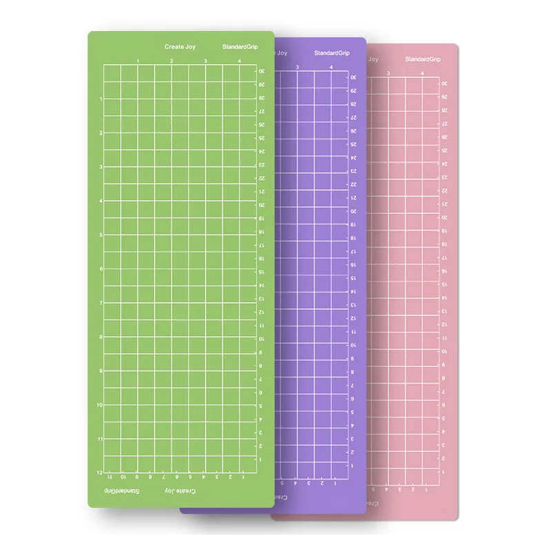 

3 Pack 12x4.5 Inches Cameo Silhouette Cutting Mat for Cricut/Cameo Pvc Cutting Mat Cricut Joy Cricut Accessories Cricut Maker