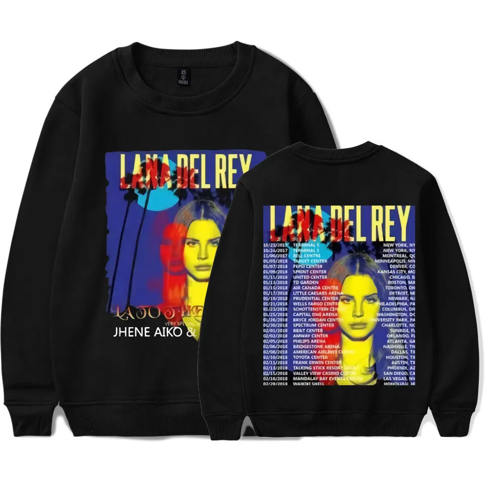 

Singer Lana Del Rey Music Music Album Printed Pullover Men Women Crewneck Vintage Sweatshirts Unisex Hip Hop Fashion Sweatshirt