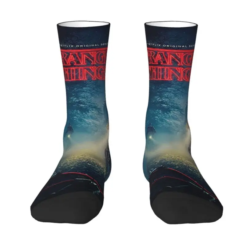 

Stranger Things Dress Socks Mens Womens Warm Fashion Novelty American Comedy Horror Movie Crew Socks