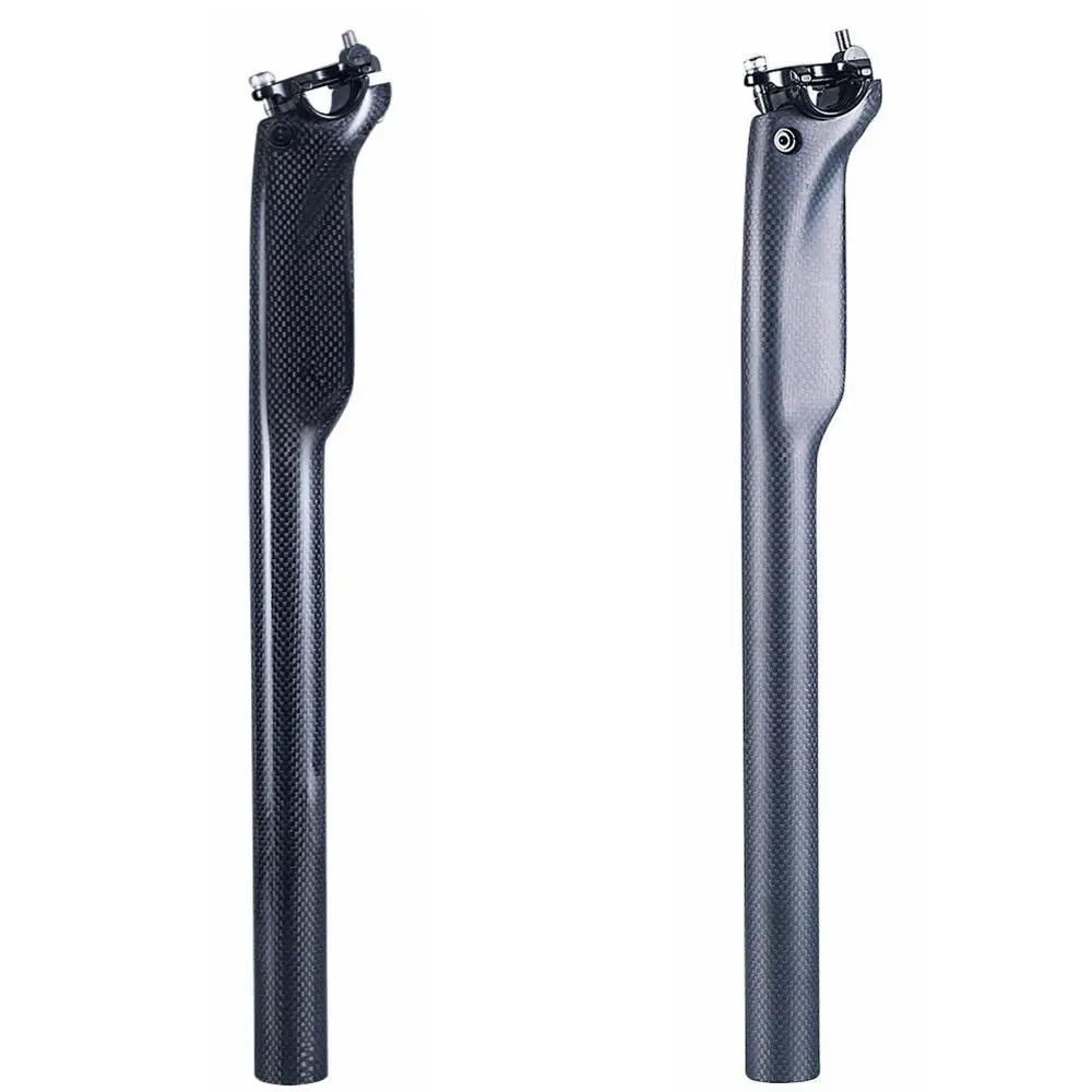 

Gloss Matt 3K Carbon Fiber Bike Seatpost Seat Tube Bicycle Parts Breaking Wind Offset 5mm Diameter 27.2mm 30.8mm 31.6mm