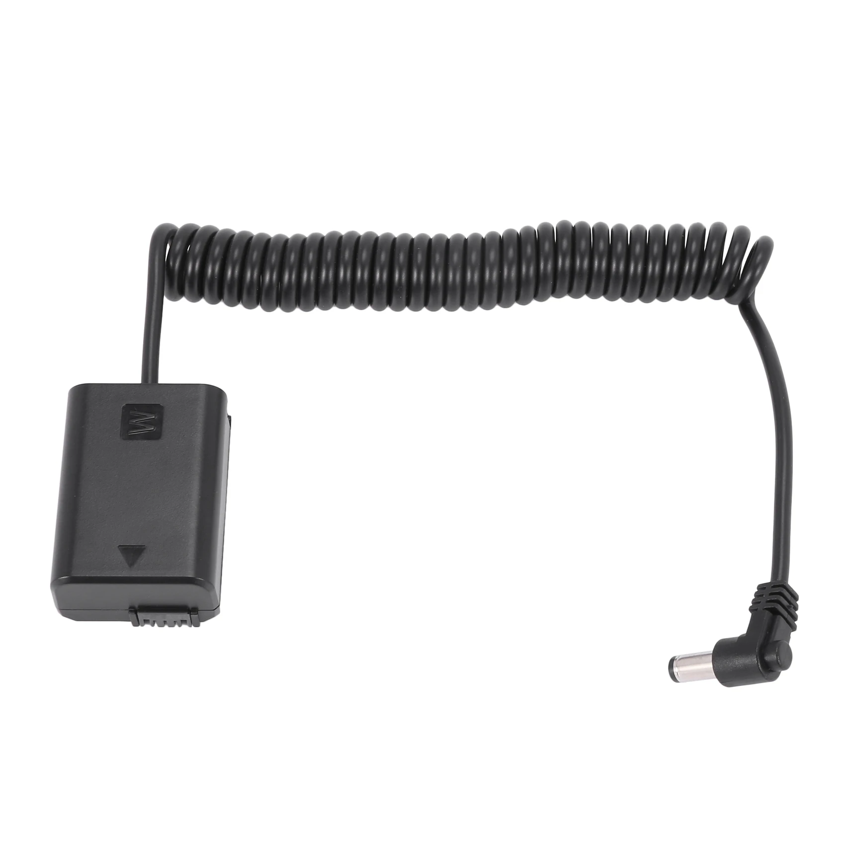 

Np-Fw50 Dummy Battery Pack Coupler Adapter With Dc Male Connector Power Coiled Cable For A7 Mark Ii A6300 A6000
