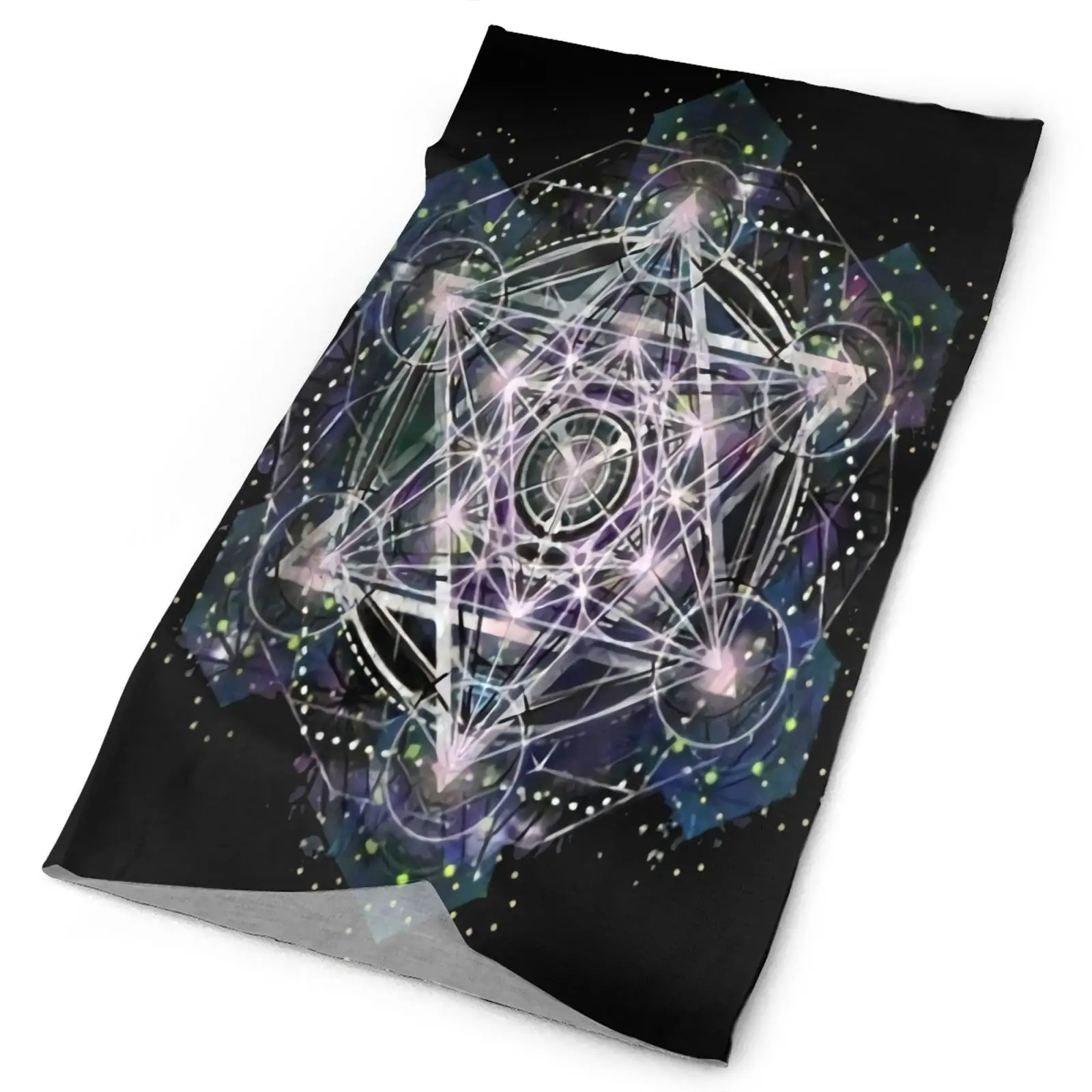 

Metatron, священный куб, Геометрическая духовная 5163 Мужская бандана, модная маска для туризма, шарф для велоспорта и охоты, Мужская камуфляжная ...