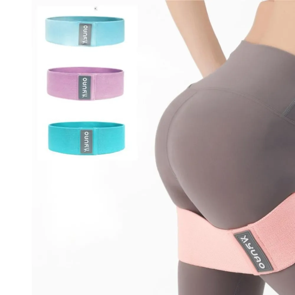 

Yoga Elastic Band Pack Fitness Hip Ring Resistance Bands Fabric Hip Loop Healthy Hip Squat With Men and Women Antiskid Hip Ring