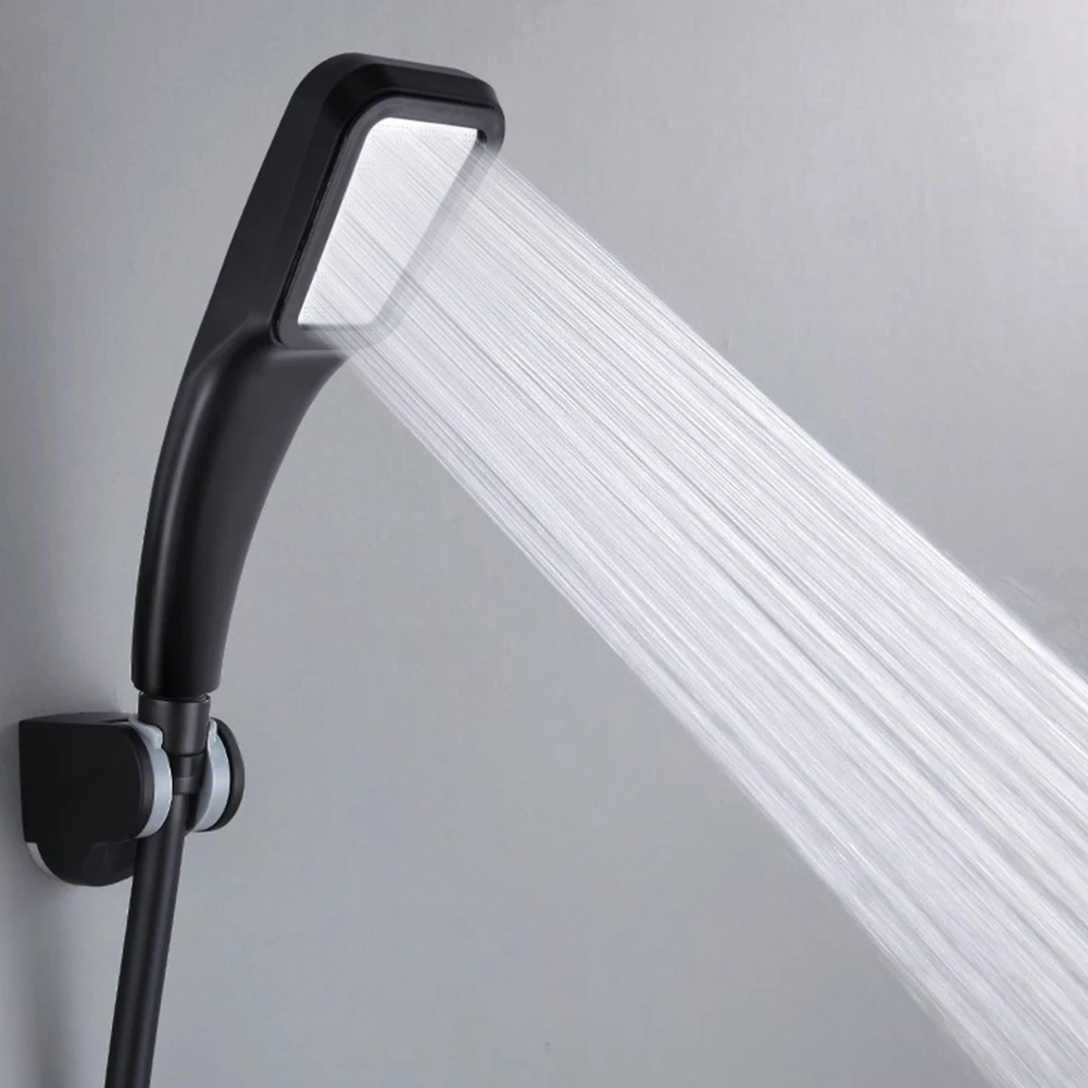

High Pressure Rainfall Shower Head Water Saving 3 Color Chrome Black White Sprayer Nozzle Bathroom Accessories