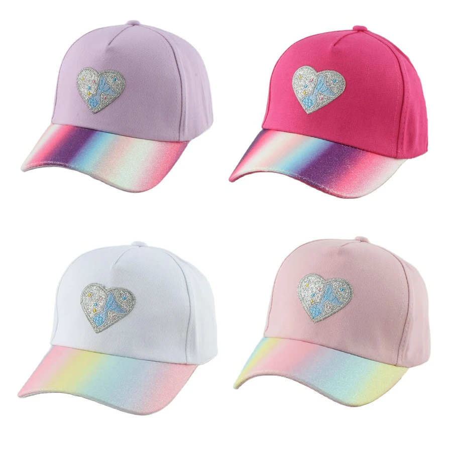 

Детская хлопковая бейсболка с вышивкой Love Heart для мальчиков и девочек