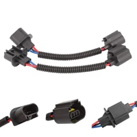 2pcs h13 9008 extension retrofit pigtail wiring harness cable adapter automobile connect cable line for car fog lights
