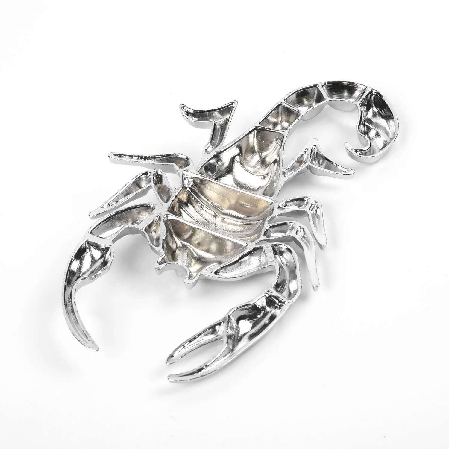 

3D Sticker Paster Metal Scorpion Badge Emblem Logo Motorcycle Decal Decoration Metal Sticker Gold/Silver Car Styling Accessories