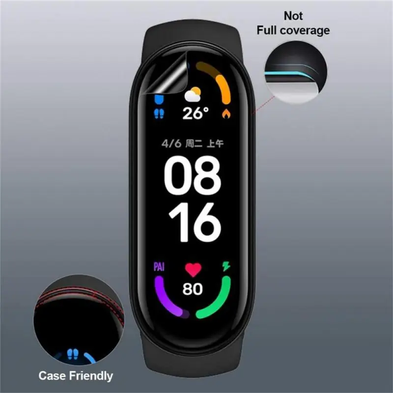 

9D Glass For Xiaomi Mi Band 6 5 7 4 Soft Screen Protector Protective On Xiami Miband6 Band6 Miband Cover For Xiomi Mi Band Film
