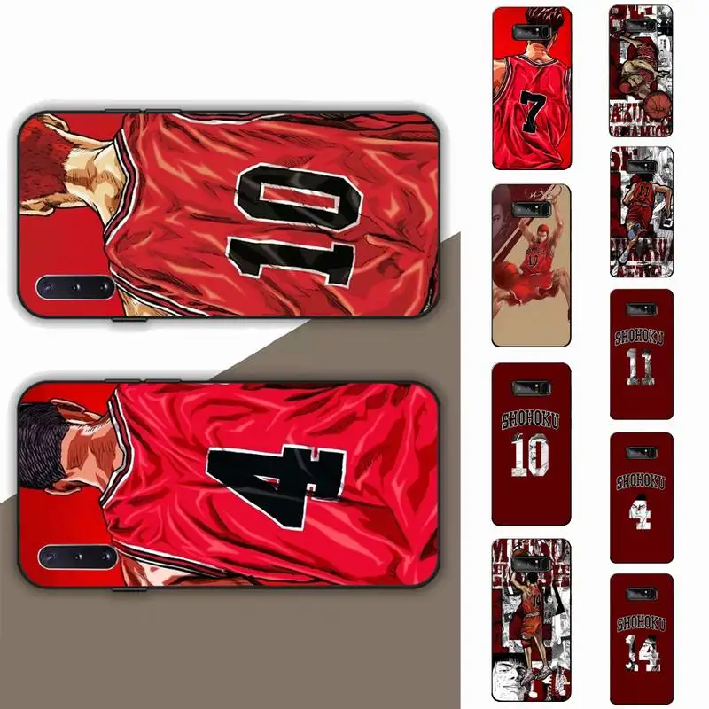 

Japan Comic Slam dunk Sakuragi Phone Case for Samsung Note 5 7 8 9 10 20 pro plus lite ultra A21 12 02