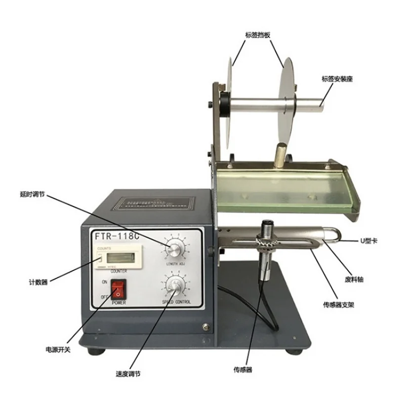 Автоматическая машина для зачистки этикеток зеркальный самоклеящийся сепаратор