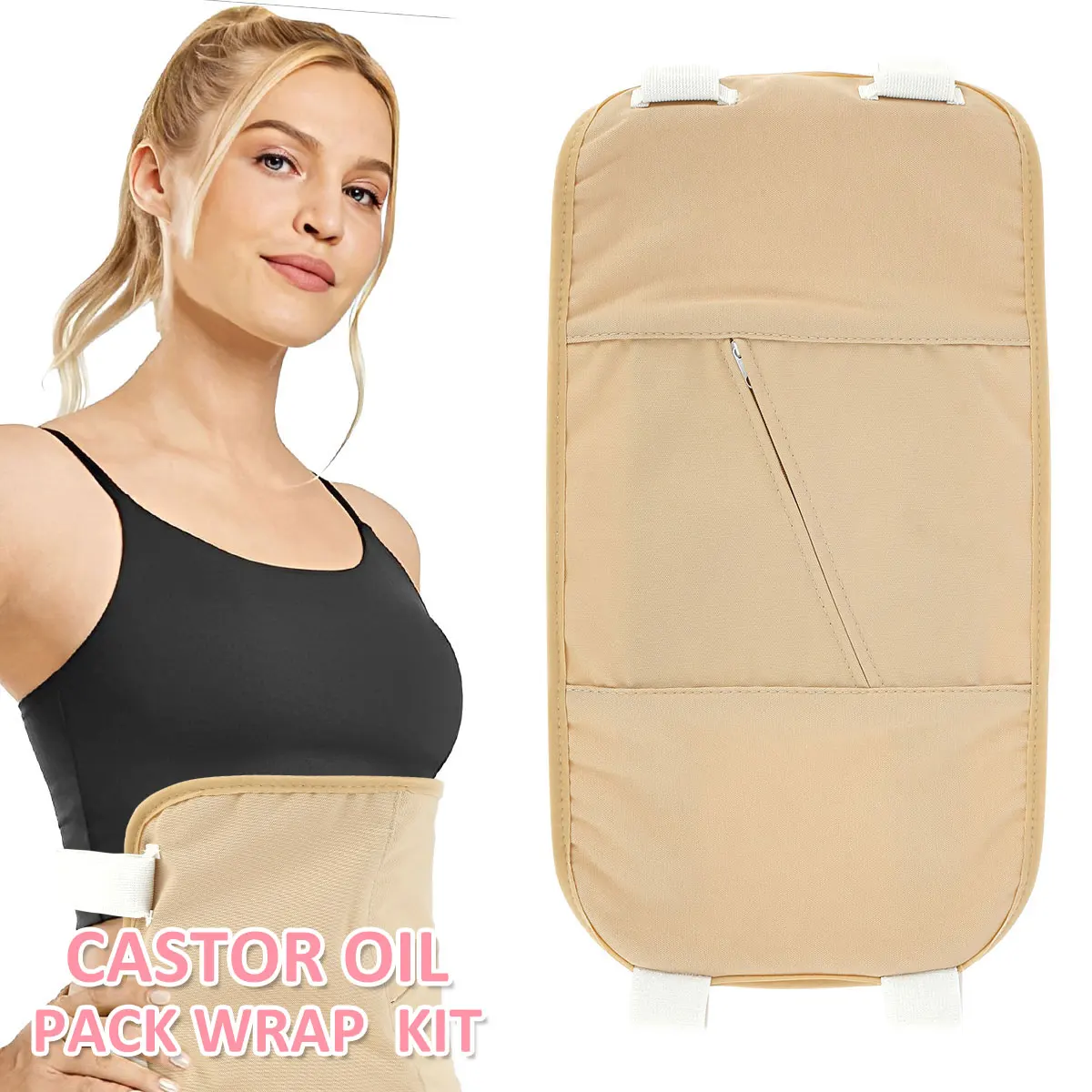 

Essential Oil Pack for Waist Reusable Oil Wrap Mess-Free Oil Pack Wrap with Adjustable Straps Comfortable Oil Pack Leak-proof