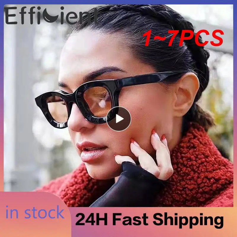 

1~7PCS Trend Hip-hop Polarized Fashion Edgy Punk European Polarized Sunglasses For Men Stylish American Square Sunglasses Unique