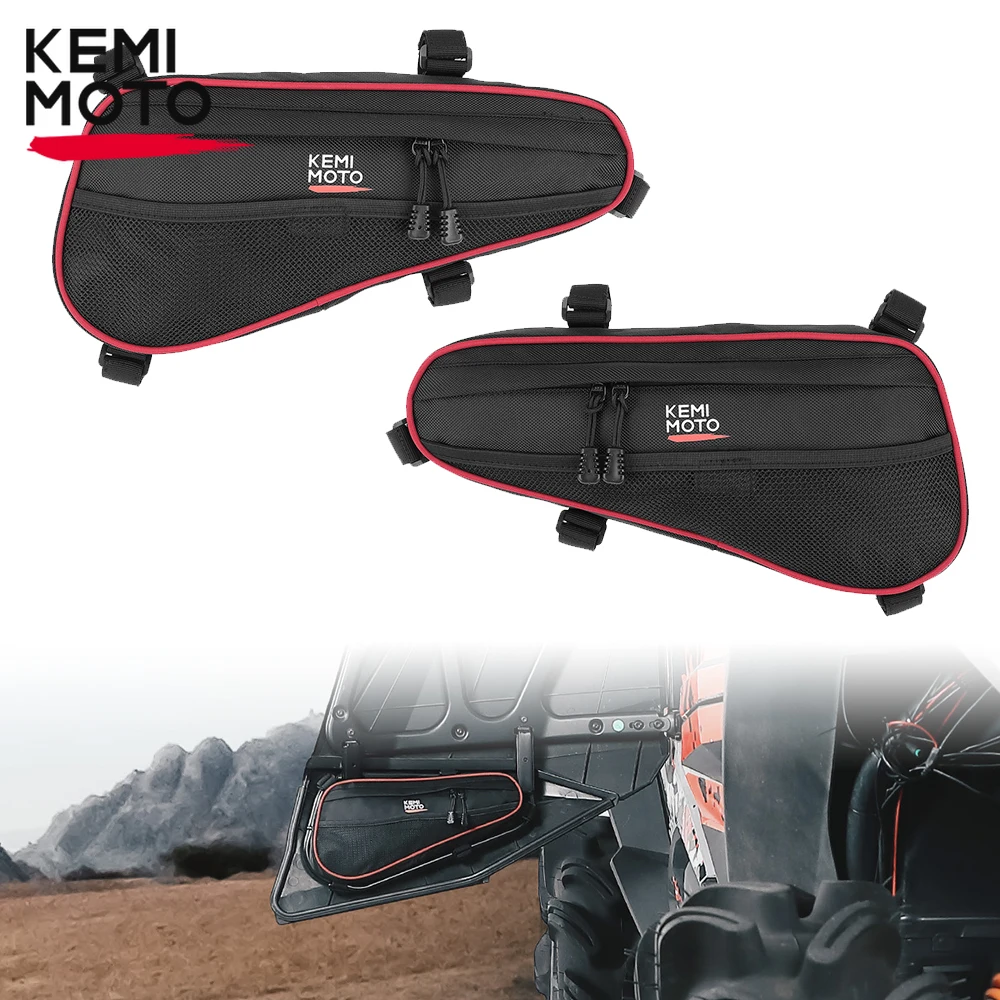 

KEMIMOTO UTV 2879942 Door Cab Pack Storage Bags Compatible with Polaris RZR XP 4 1000 Turbo S 4 1000 XP 4 Turbo S 4 900 2014+