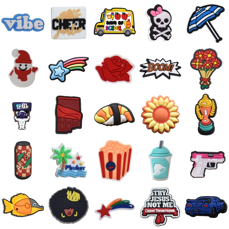 

Men Shoes Accessories Wholesale Bulk Packs Boy Para Pins Set Jeans Women Charm Gifts Decorations for Crocs Shoe Charms Girl Kids