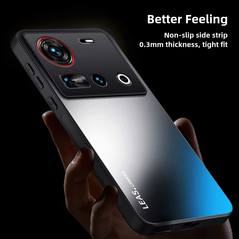 ShockProof AG матовый мягкий ТПУ + ПК матовая задняя крышка для ZTE Nubia Z70 Ultra Z70Ultra 5G z60 ultra