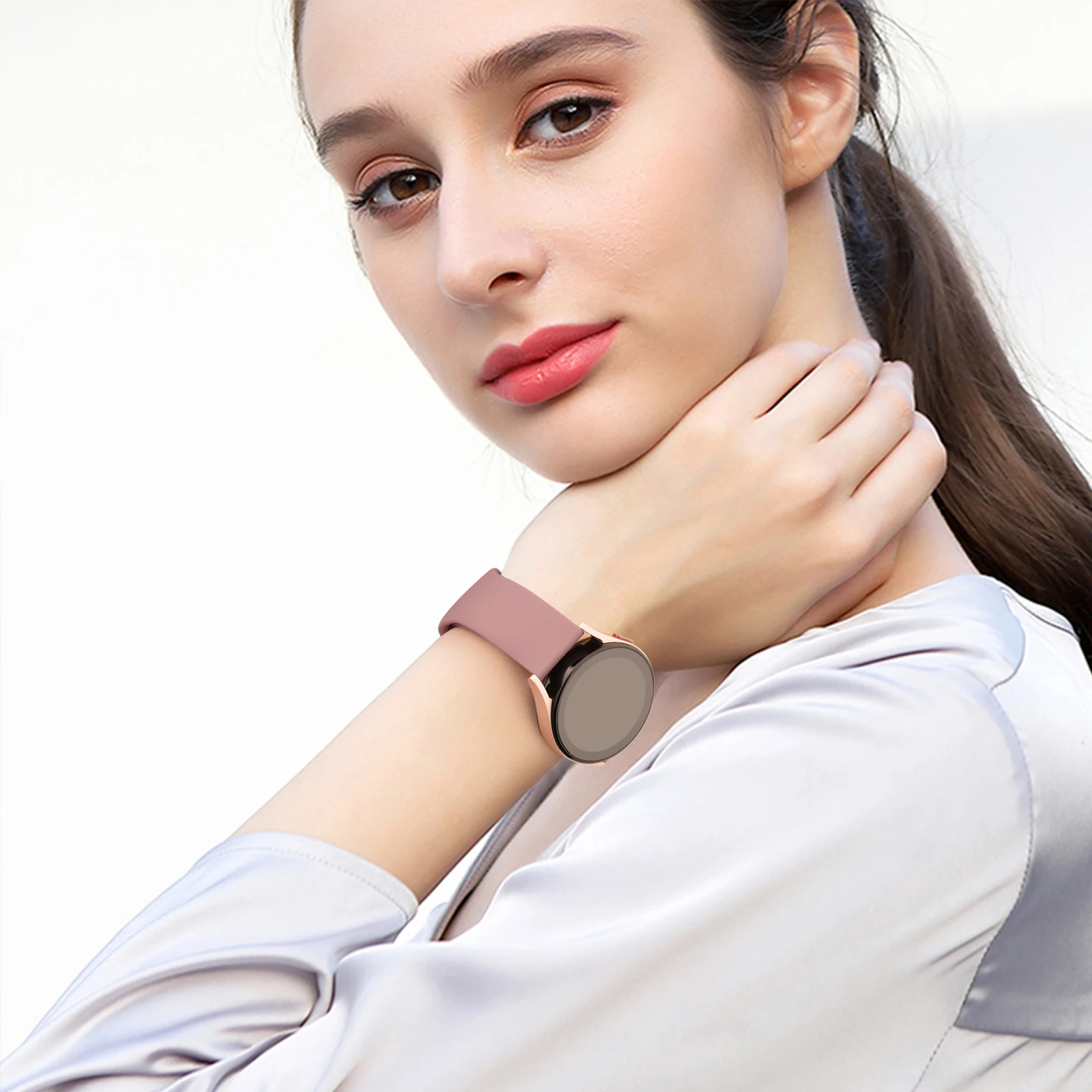 10Pcs/lot 20mm 22mm Silicone Strap For Samsung Galaxy Watch 4 3 5 Pro Active 2 Gear S3 Band For Huawei Watch GT 2/2e/3 pro Strap