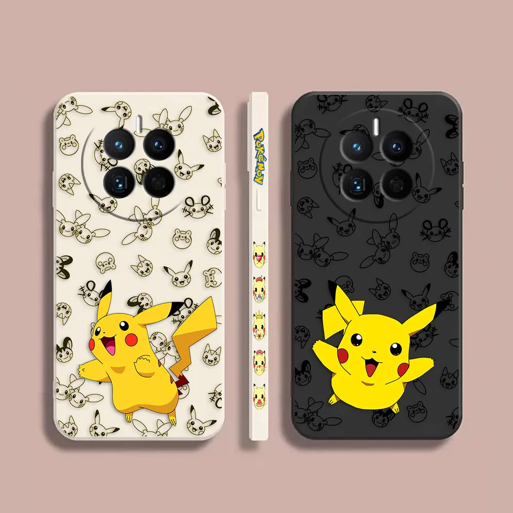 

Phone Case For Huawei MATE 20 20X 30 40 50 P20 P30 P40 P50 P60 PRO PLUS Case Cover Funda Cqoue Shell Capa Cute P-Pikachu Puzzle