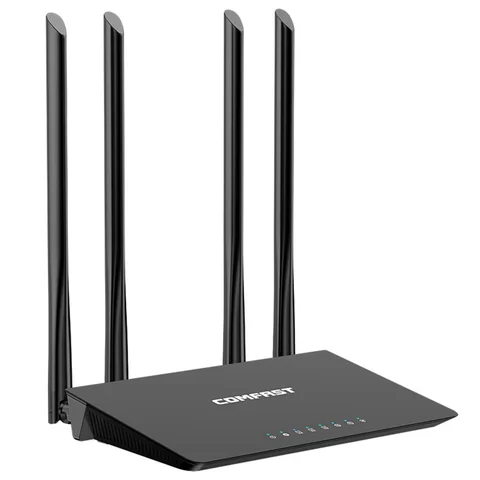 COMFAST Wifi маршрутизатор Двухдиапазонный гигабитный 2,4G 5,8 ГГц 1200 Мбит / с Беспроводной маршрутизатор Wifi ретранслятор и антенны 4X5DBI US Plug