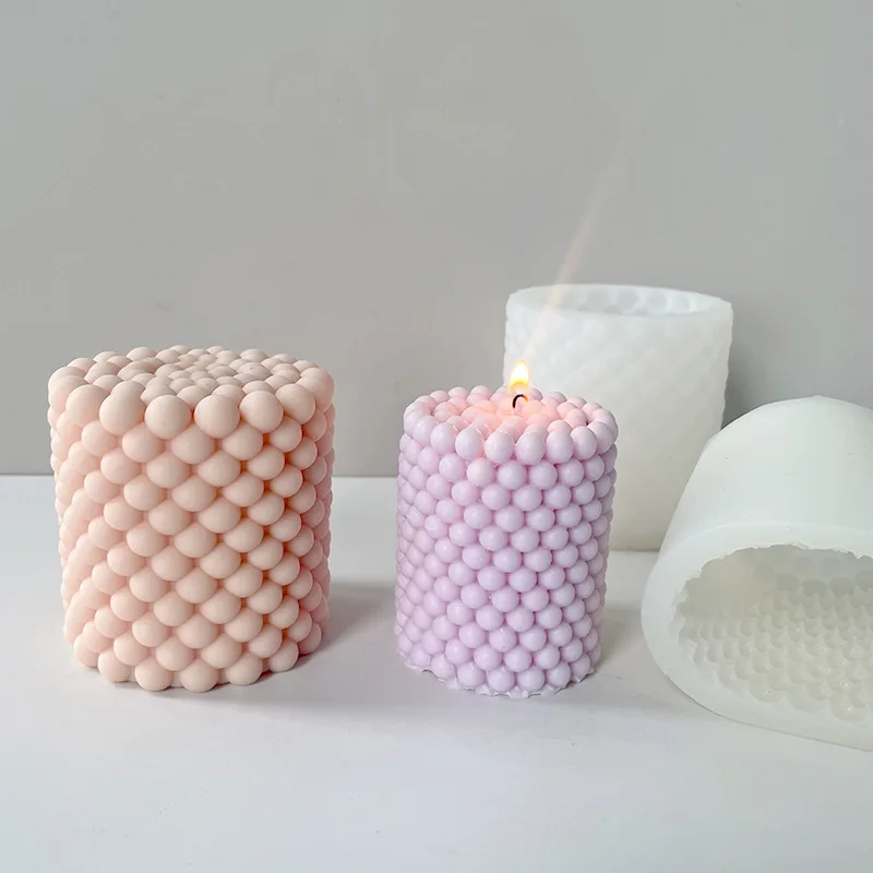 

INS Style cylindrical scented candle silicone mold DIY ball handmade soap mold