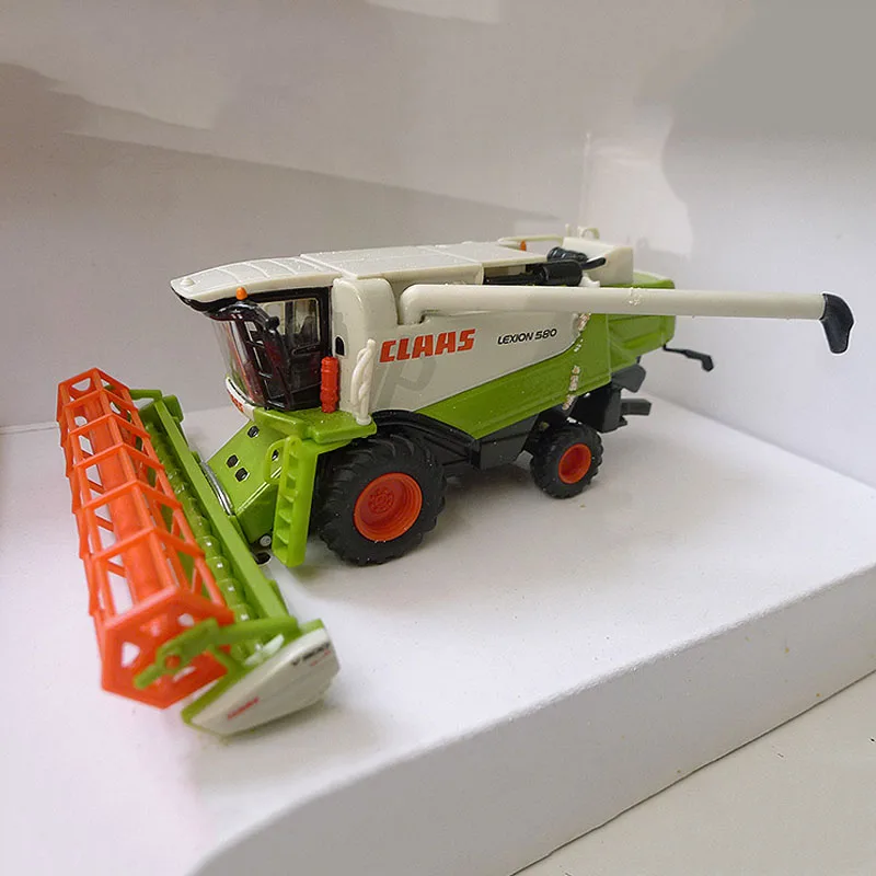 Литый под давлением сплав масштаб 1:87 CLAAS LEXION 580, Сельскохозяйственный комбайн, модель для взрослых, Классическая коллекционная игрушка, демонстрационный подарок сувенир