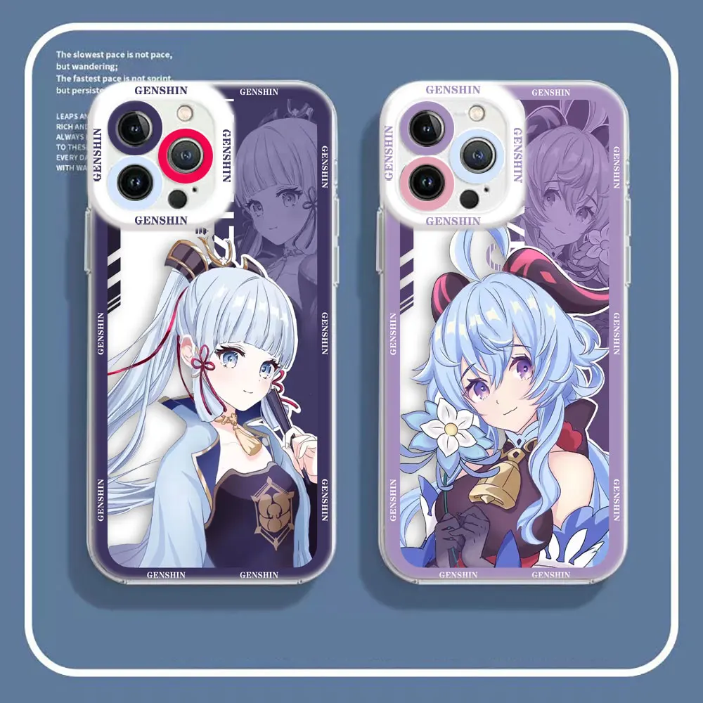 Ударопрочный чехол The Game Girls G-Genshin для REALME 5 6 7 7I 8 8I 9 9I 10 C67 C55 C53 C35 C33 C31 PRO PLUS