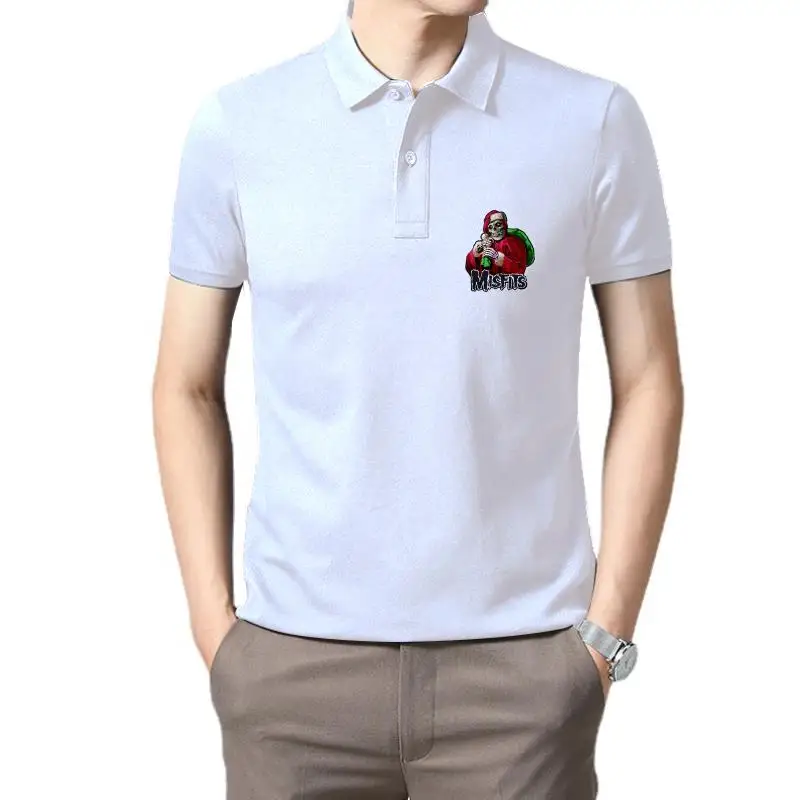 

Golf wear men Misfits Christmas , Death Reaper Santa Costume Festive Gift Top Popular Tagless polo t shirt for men