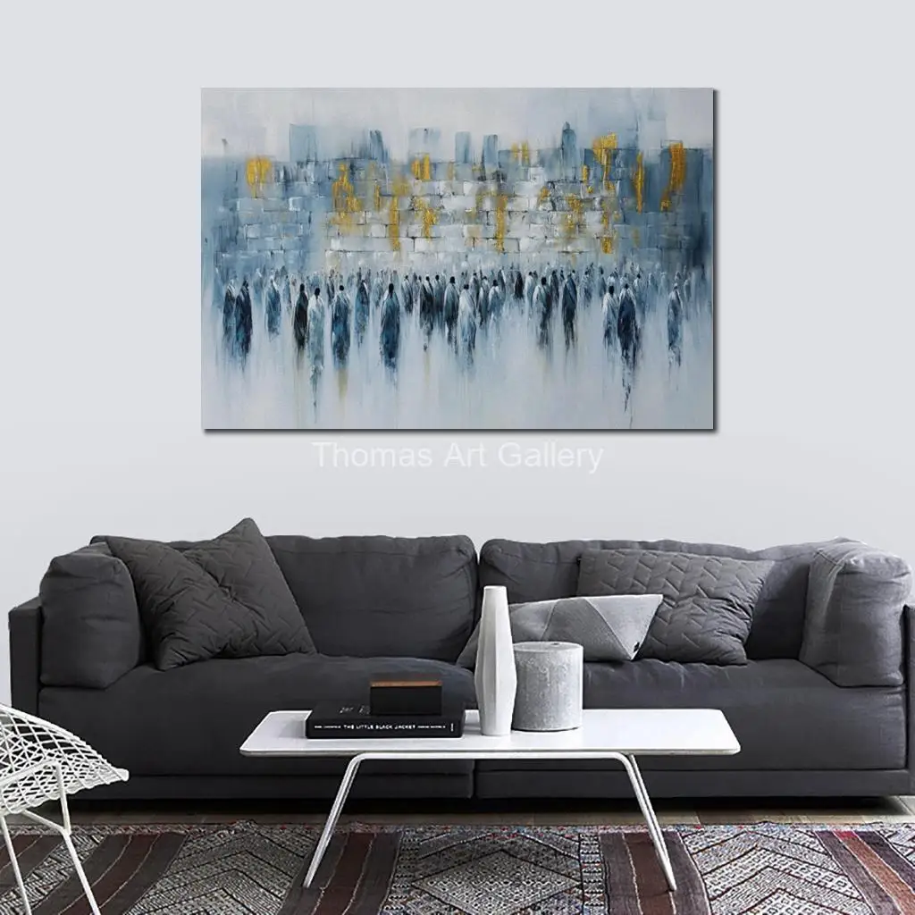 Еврейское искусство печать на холсте красивая абстрактная живопись Кителя HD