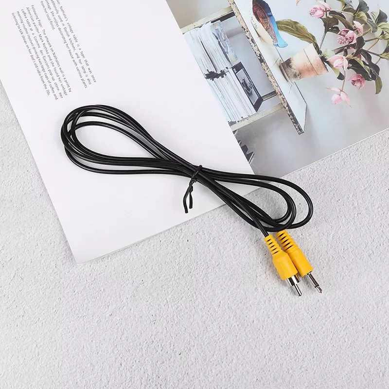 

1pc 1.5M 3.5mm 1/8" Mono Male Plug To Single RCA Male Audio Video Cable Adapter Cord
