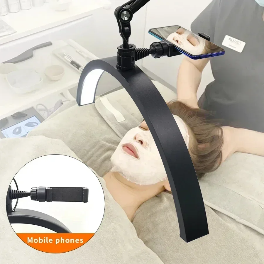 2024Полумесячная лампа с колесом 20 дюймов 36 Вт светодиодная напольная подставка