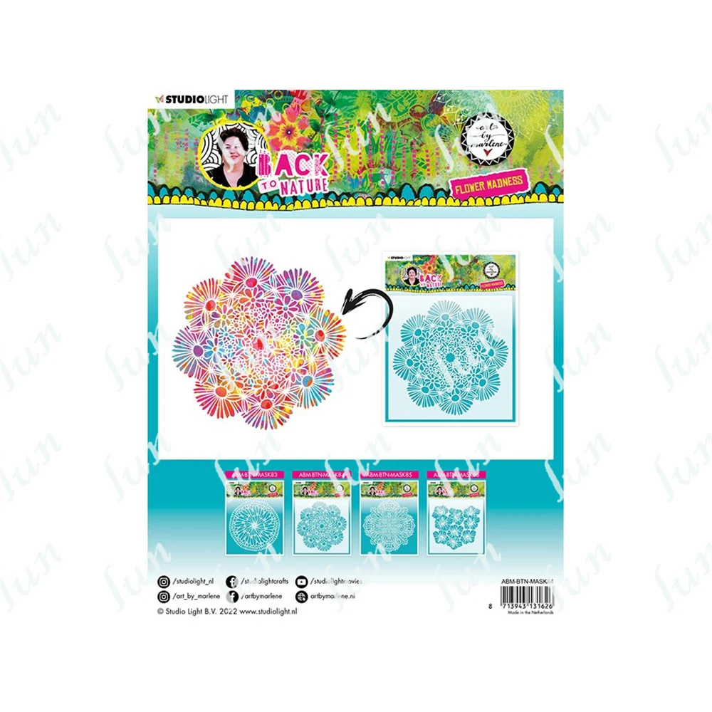 

Hot Sale New Flower Madness Stencils for Scrapbooking Stamp Photo Album Decorative Embossing Cut Die Diy Greeting Card Handmade