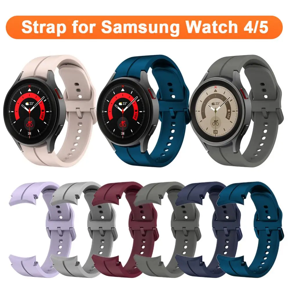 

Ремешок силиконовый для Samsung Watch 4/5/40/44 мм, 42/46 мм