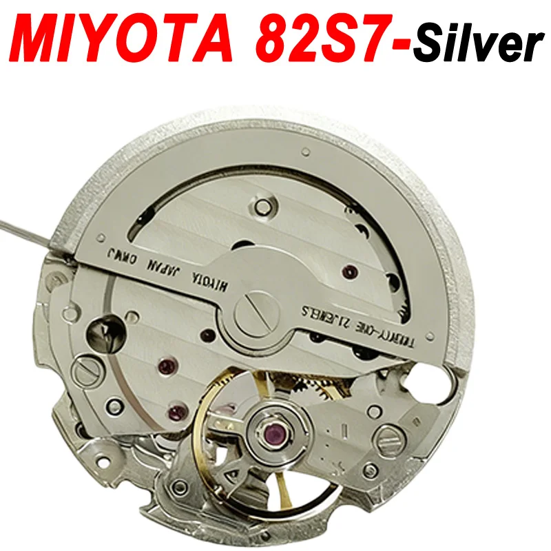 Новый автоматический механический механизм для часов Miyota 82s7, настоящий 82S7, автоматический механизм Mouvement, 3 стрелки, дата в 3:00, детали для часов (art.: 3920d39755427) - 3920d39755427